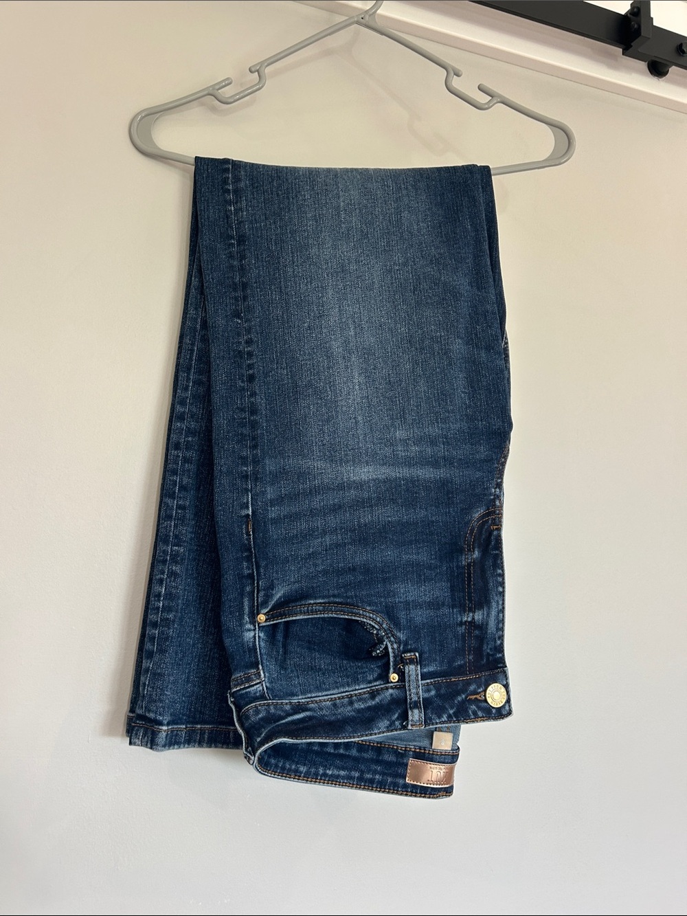 KUT High Rise Wide Leg Dark Wash Jeans